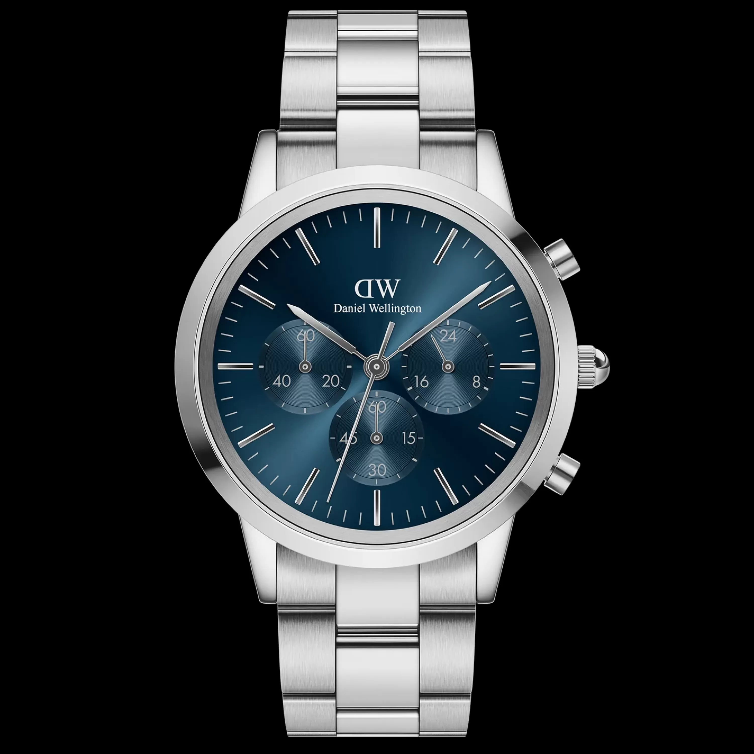 Herren Daniel Wellington Herrenuhren-Iconic Chronograph Link Arctic S