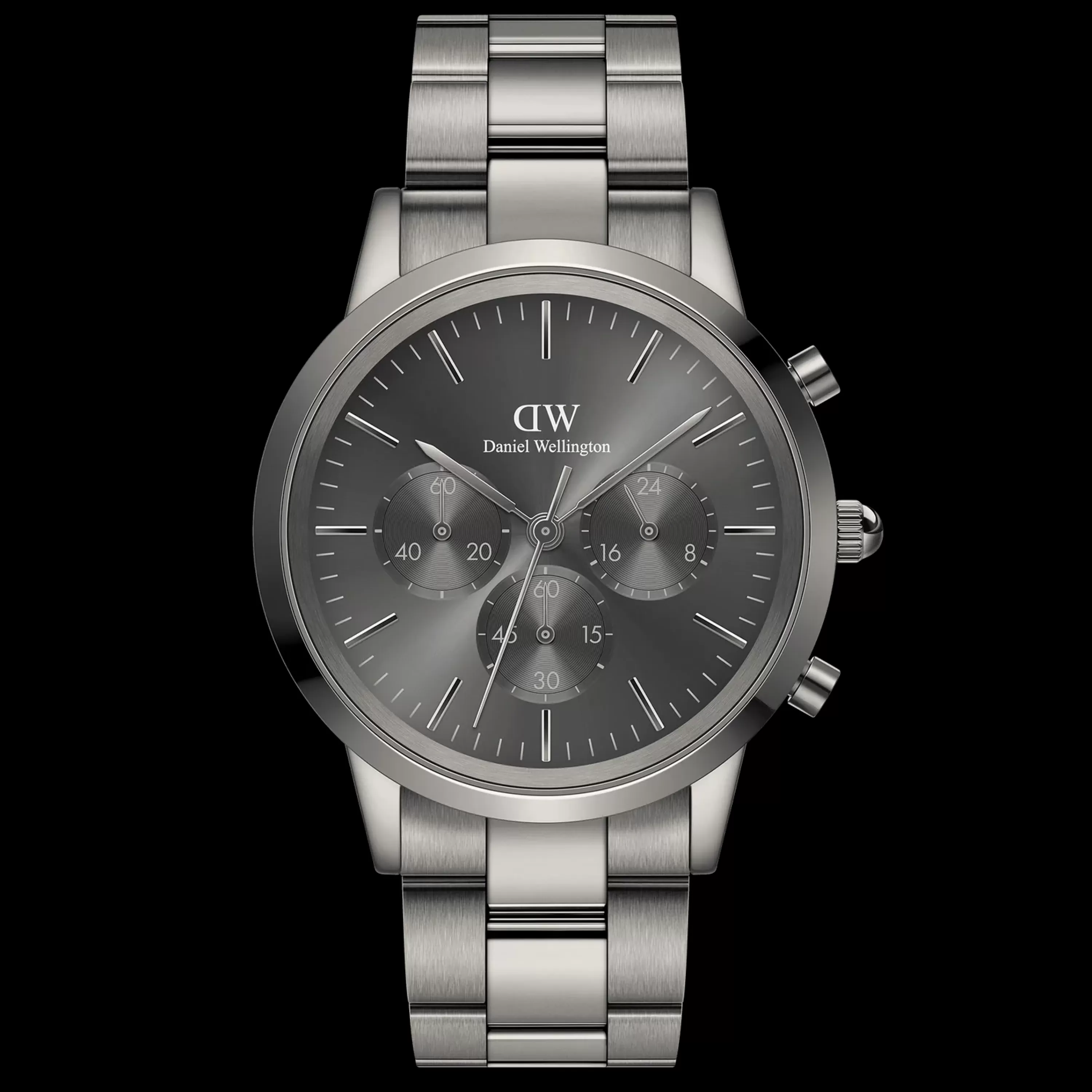 Herren Daniel Wellington Herrenuhren-Iconic Chronograph Link Gm
