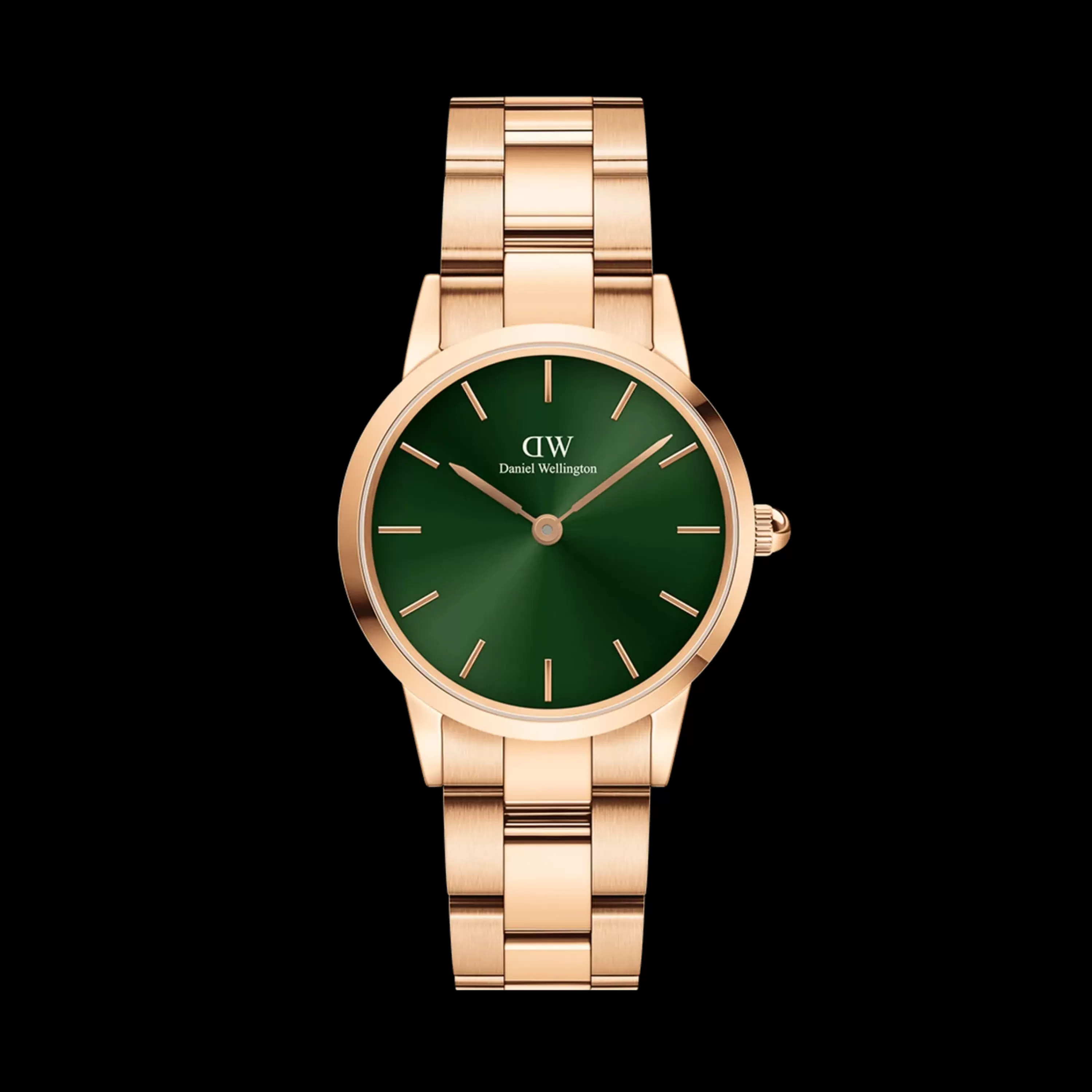 Damen Daniel Wellington Damenuhren-Iconic Link Emerald