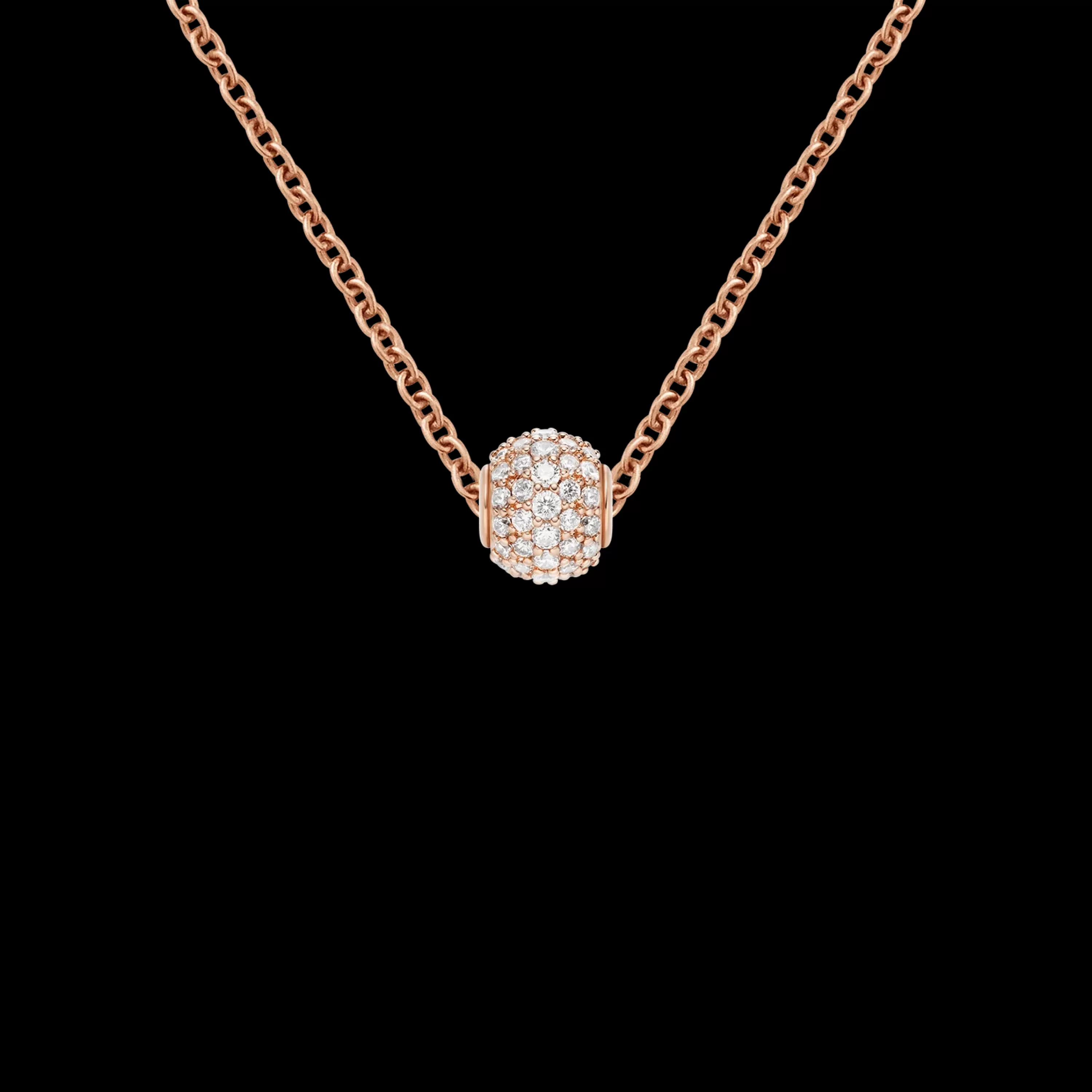 Daniel Wellington Anhänger-Pave Orb White Crystal Charm