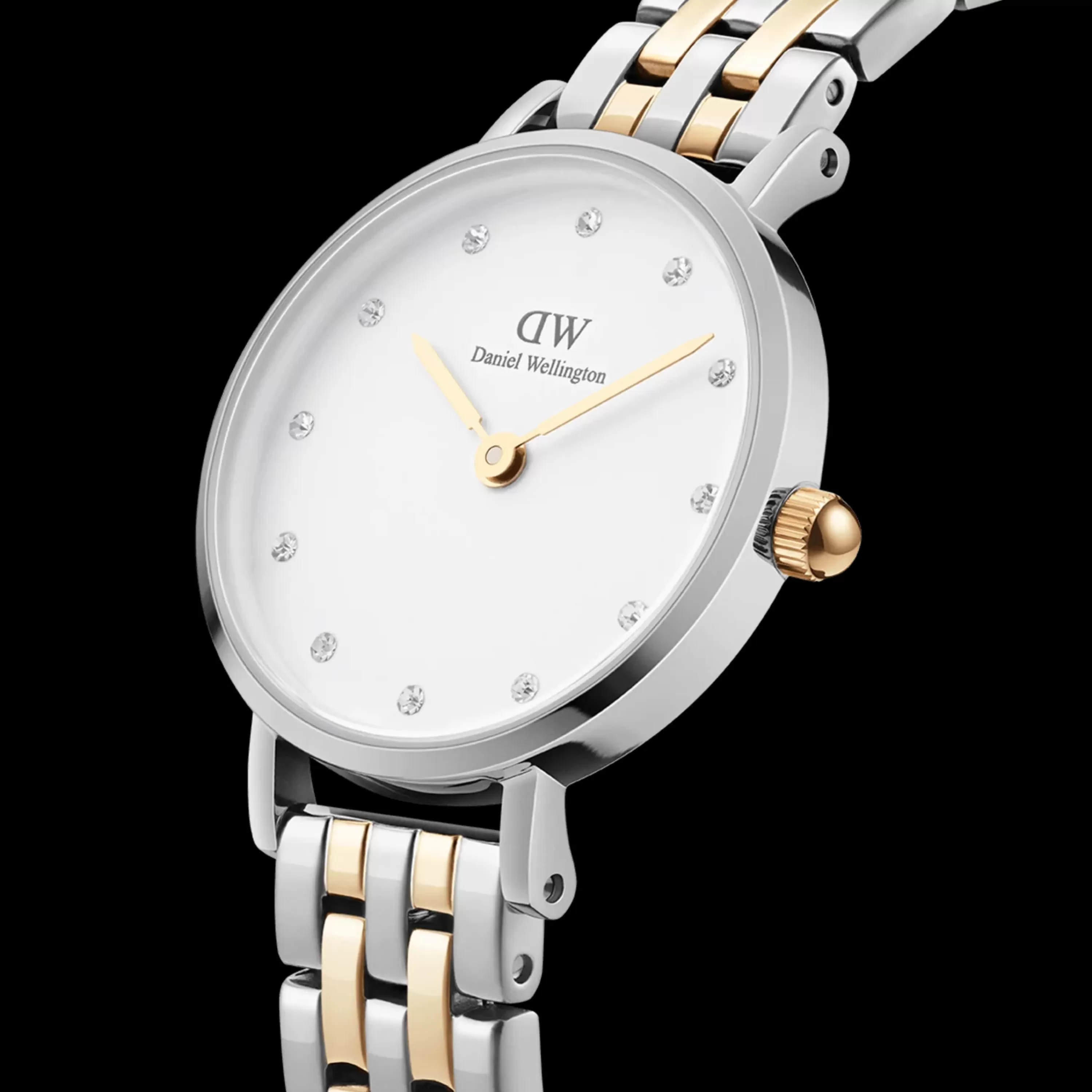 Damen Daniel Wellington Damenuhren-Petite Lumine 5-Link Two-Tone