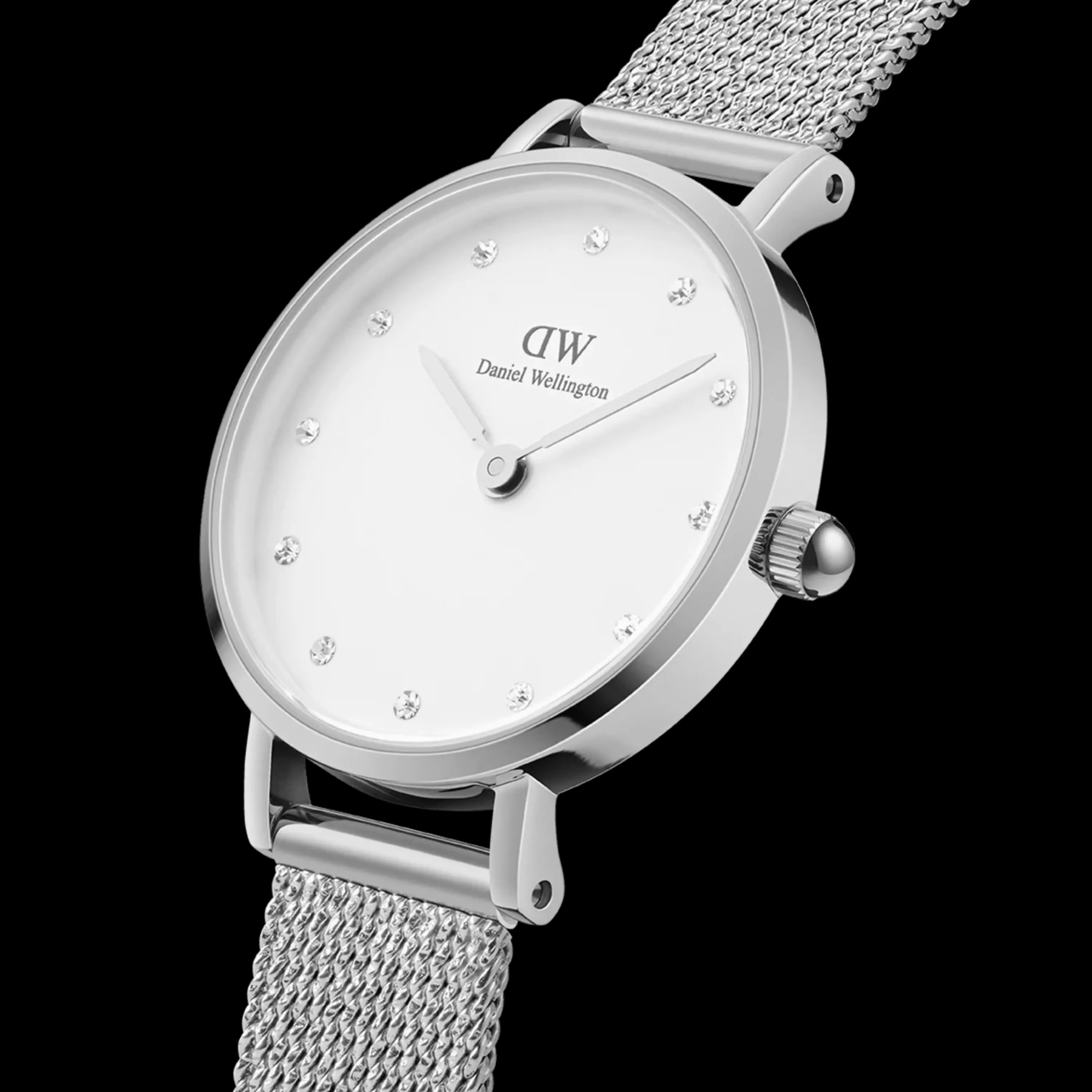Damen Daniel Wellington Damenuhren-Petite Lumine Pressed Sterling