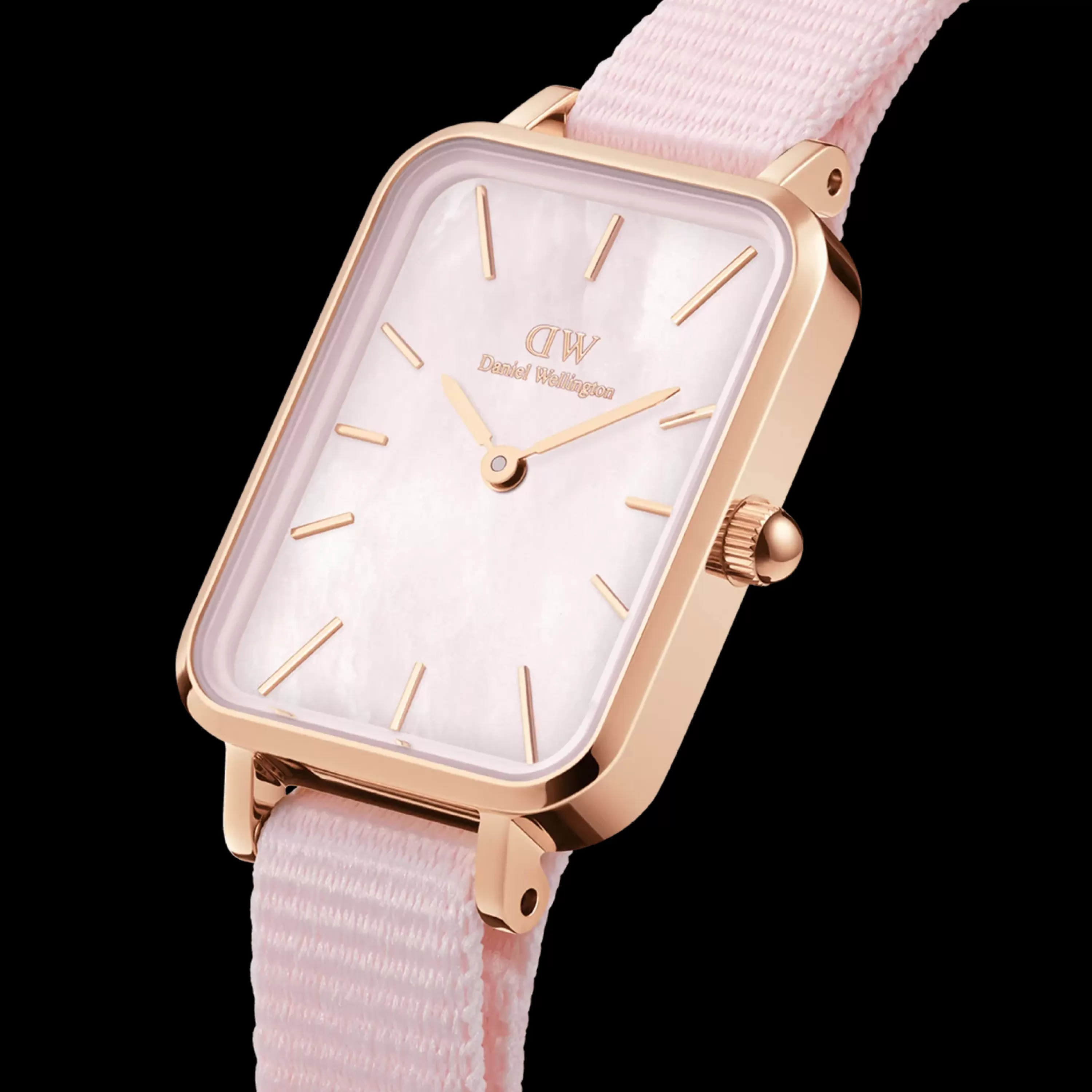 Damen Daniel Wellington Damenuhren-Quadro Coral Mop