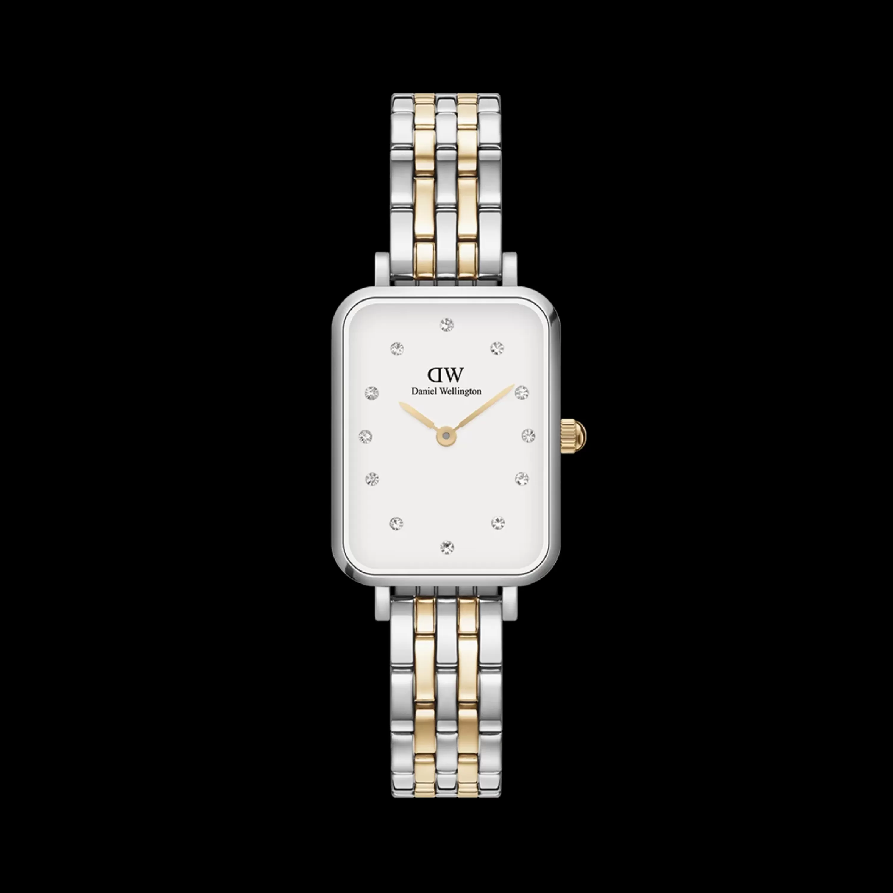 Damen Daniel Wellington Damenuhren-Quadro Lumine 5-Link Two-Tone