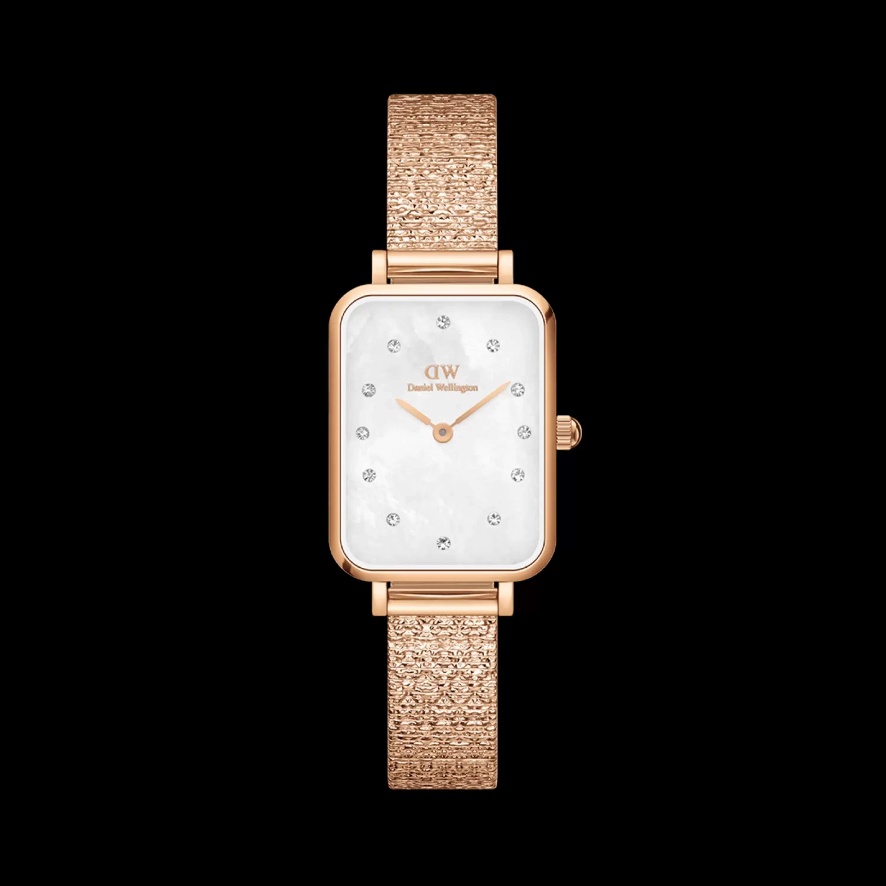 Damen Daniel Wellington Damenuhren-Quadro Lumine Pressed Piano Mop