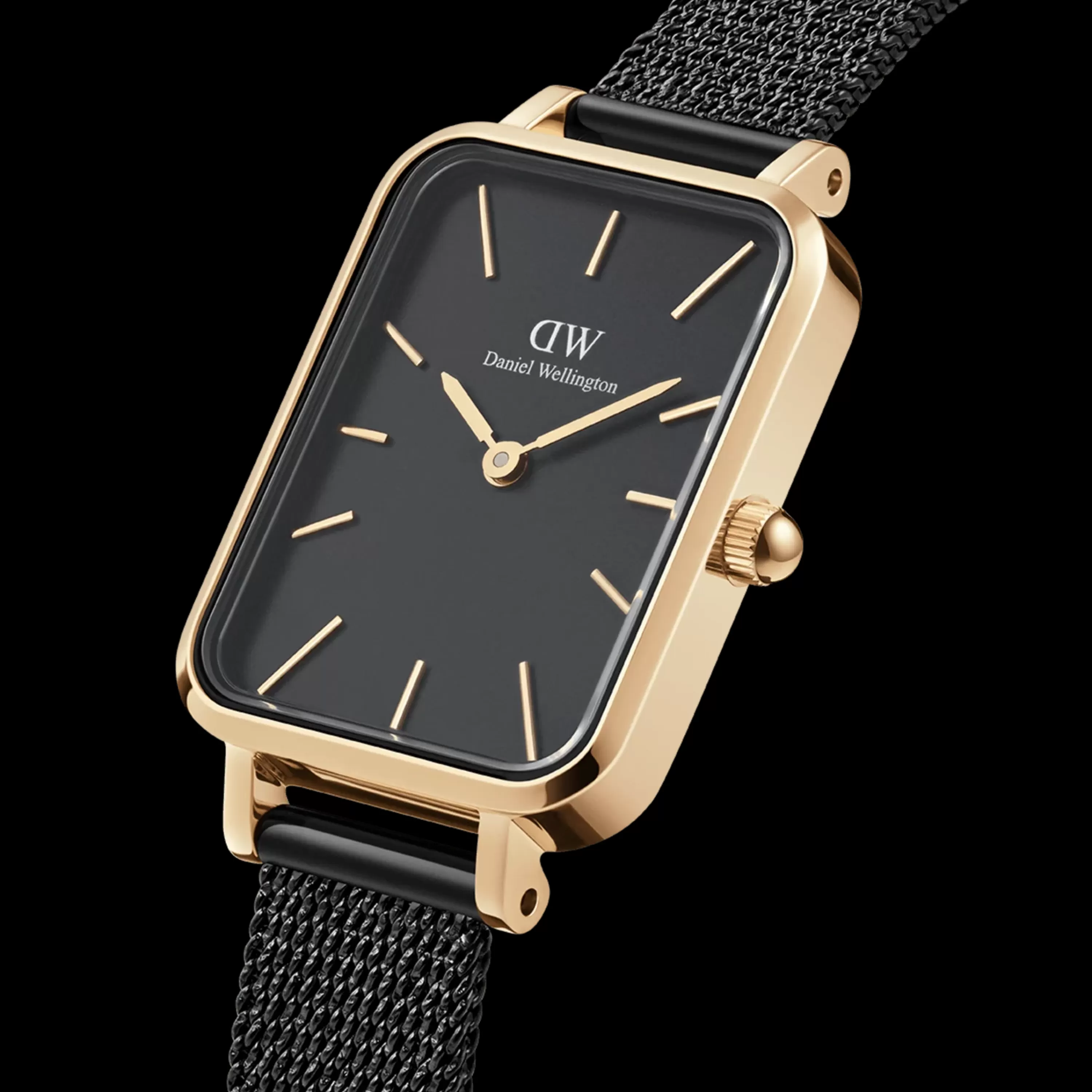 Damen Daniel Wellington Damenuhren-Quadro Pressed Ashfield