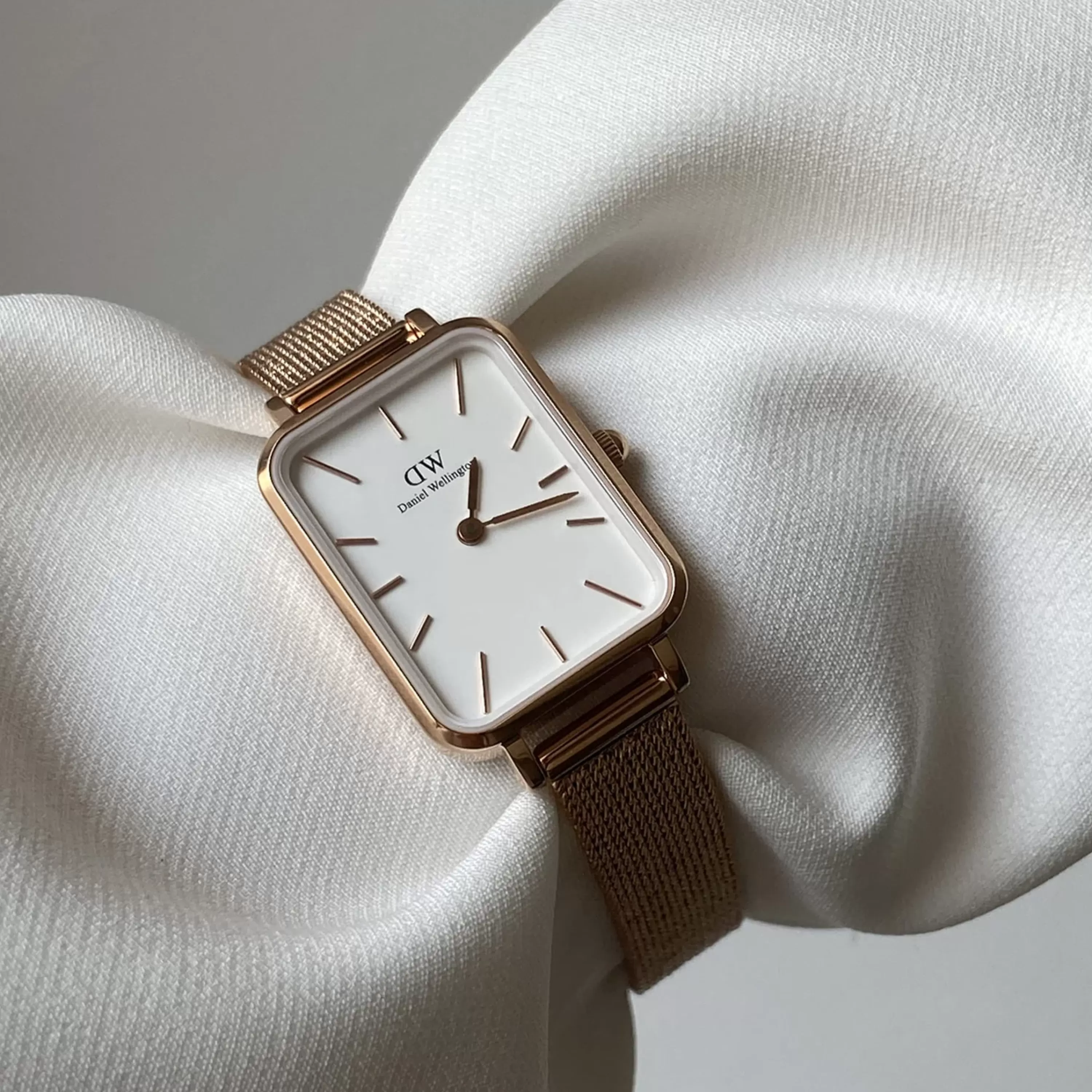 Damen Daniel Wellington Damenuhren-Quadro Pressed Melrose