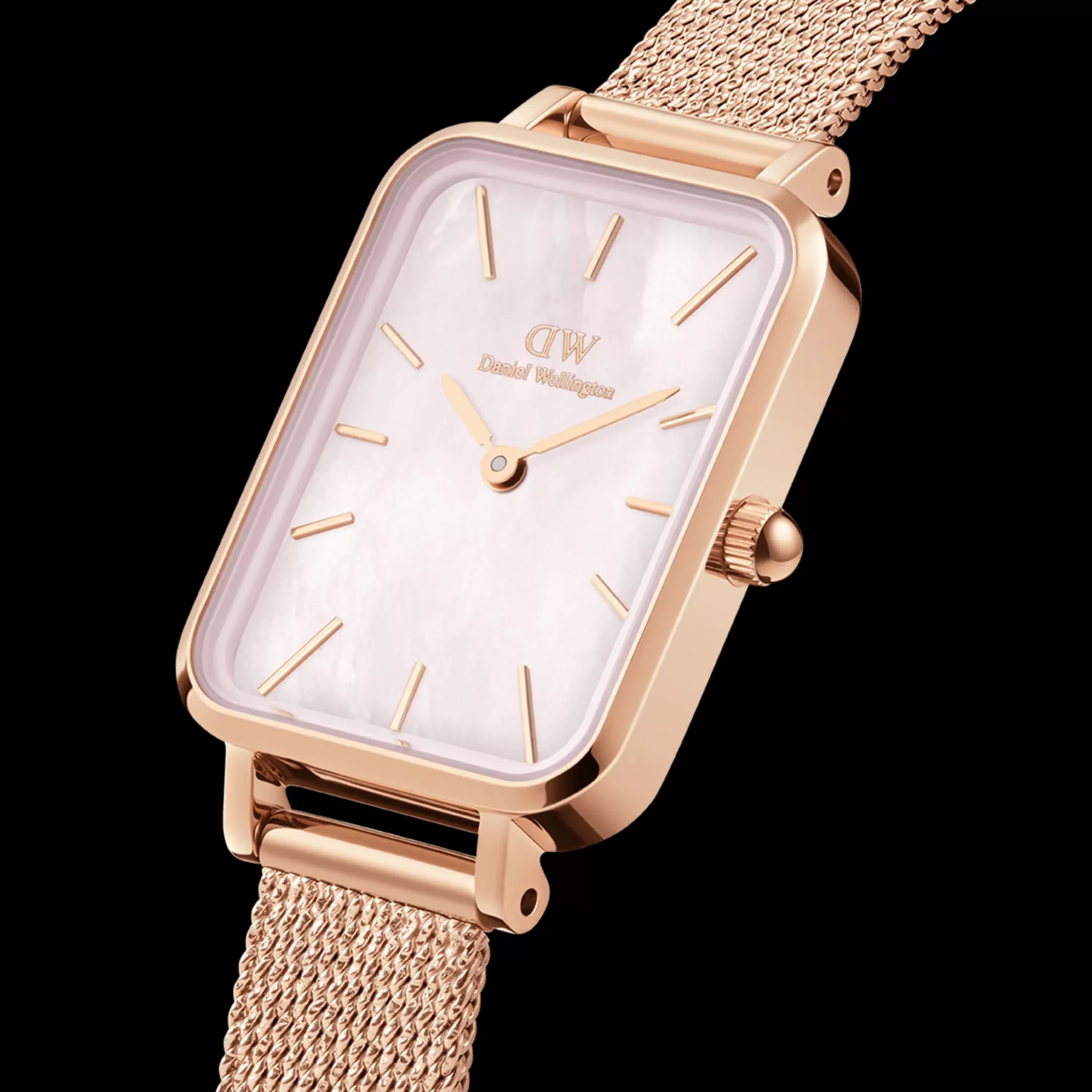 Damen Daniel Wellington Damenuhren-Quadro Pressed Melrose Mop