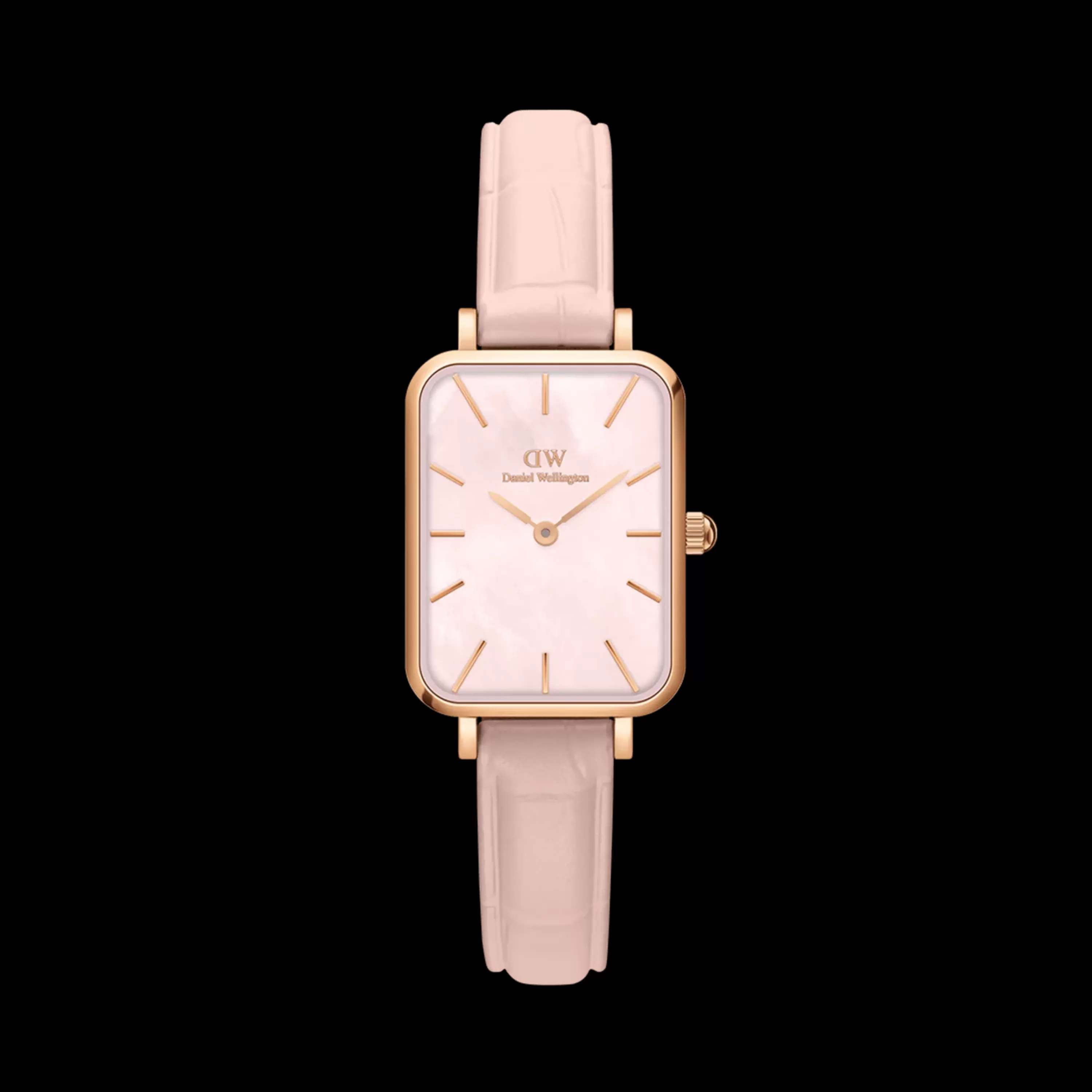 Damen Daniel Wellington Damenuhren-Quadro Pressed Rouge Mop