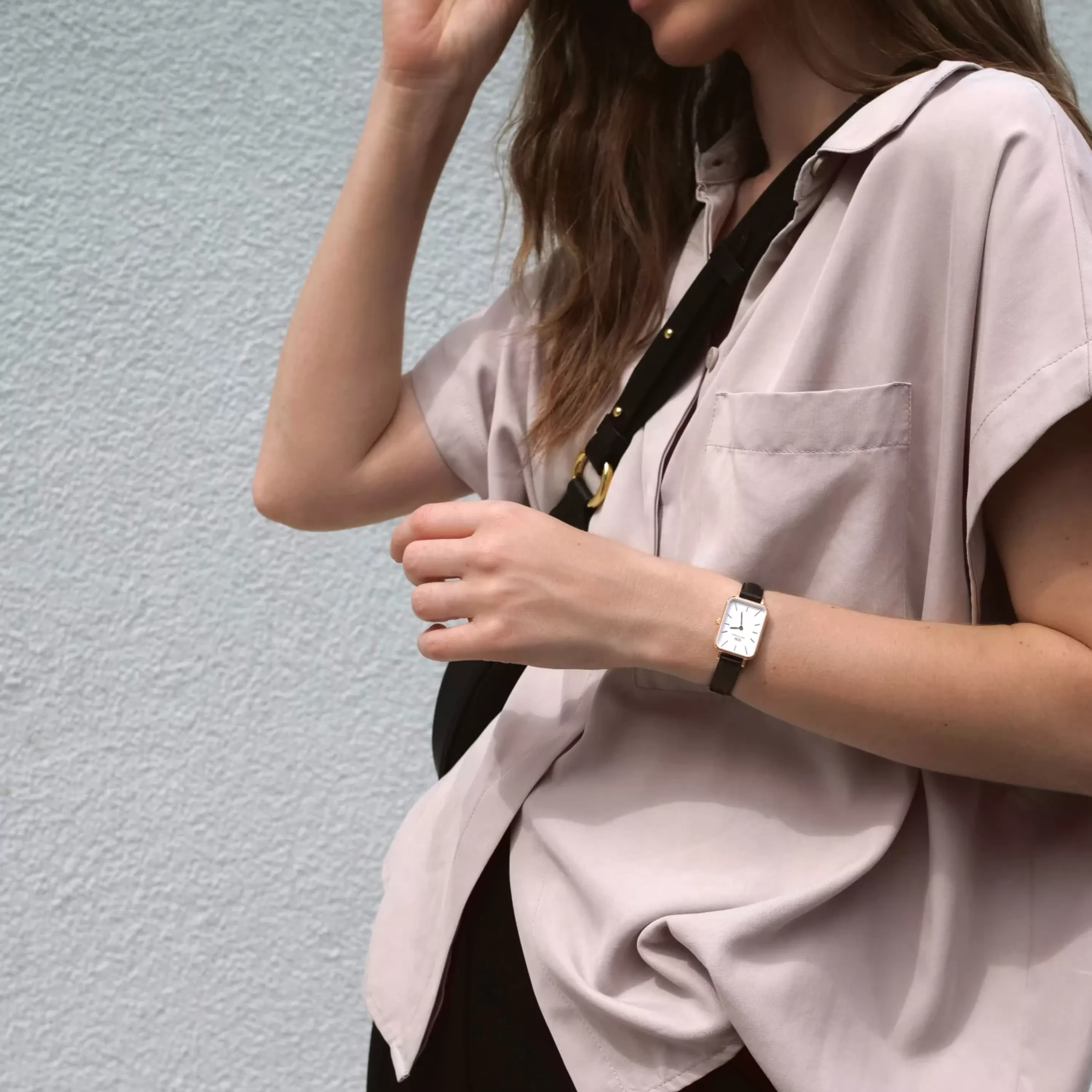 Damen Daniel Wellington Damenuhren-Quadro Pressed Sheffield