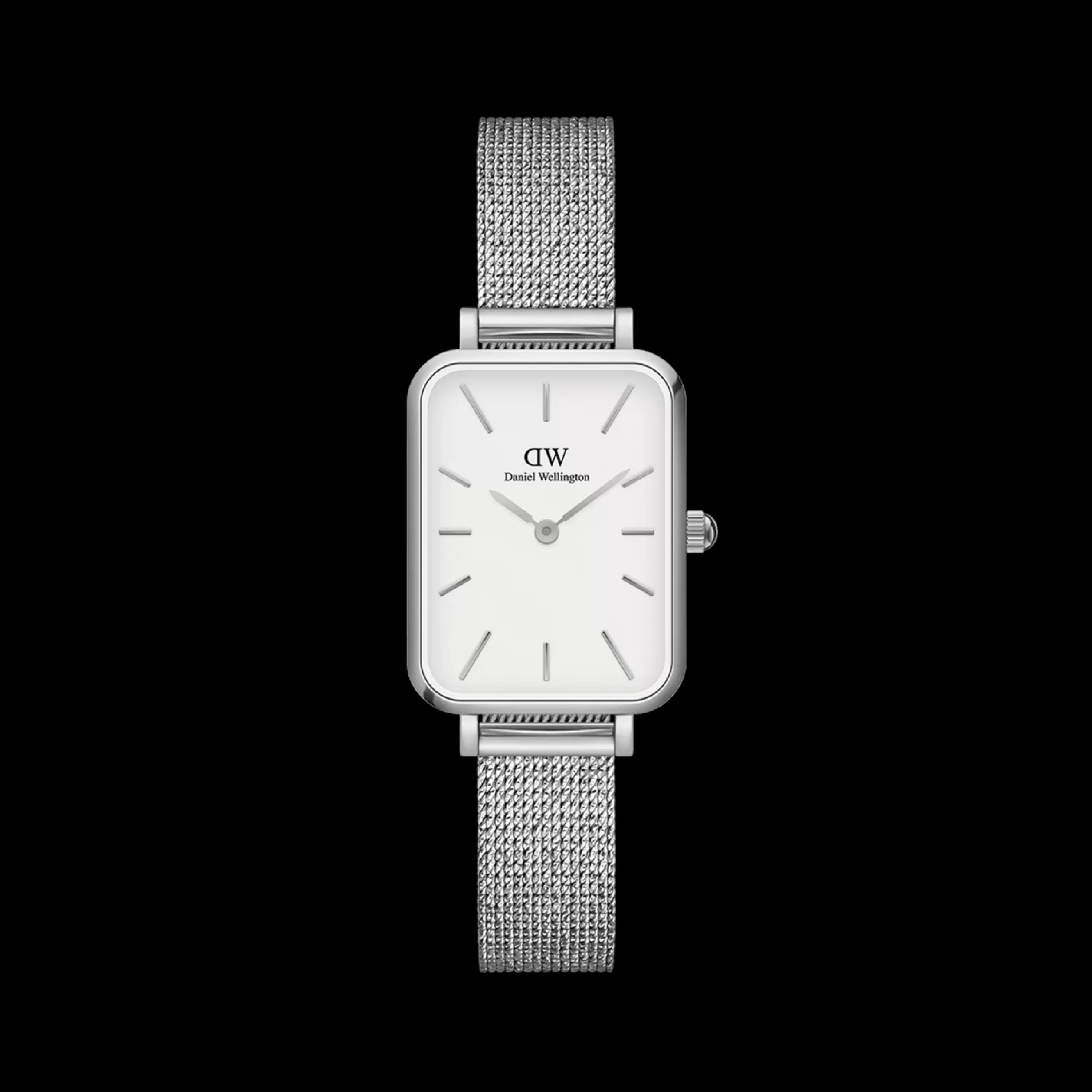 Damen Daniel Wellington Damenuhren-Quadro Pressed Sterling
